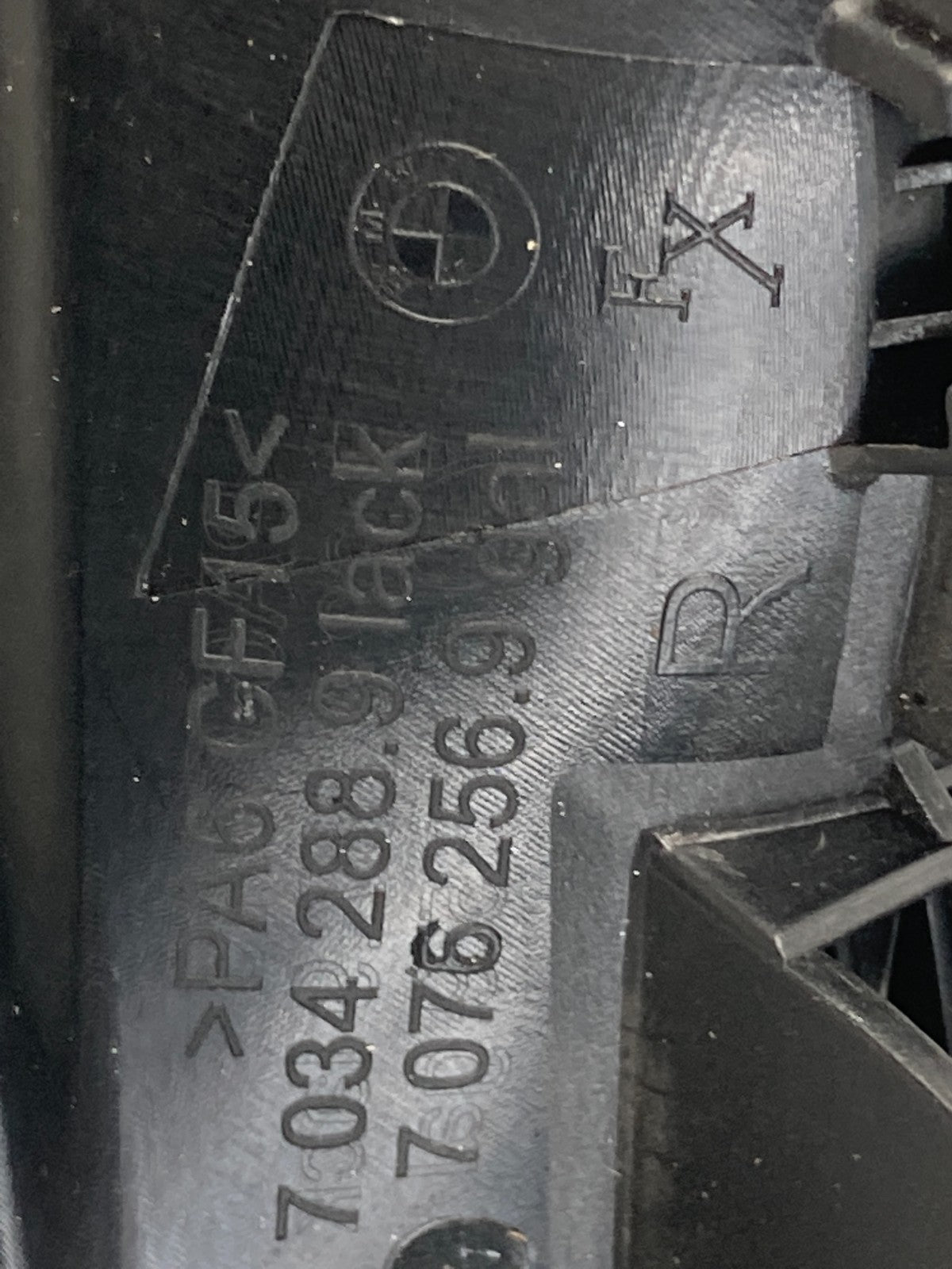 2006 2007 BMW 530xi Rear Right Back Side Interior Inner Door Handle 70342889 OEM