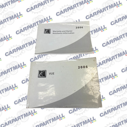 2006 06 SATURN VUE OWNERS MANUAL WARRANTY INFORMATION GUIDE OEM