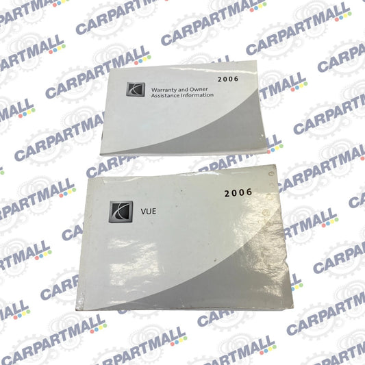 2006 06 SATURN VUE OWNERS MANUAL WARRANTY INFORMATION GUIDE OEM