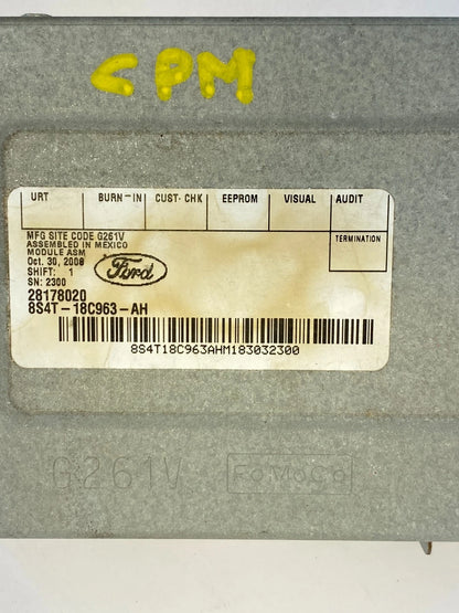 2008 2009 FORD ESCAPE SIRIUS SATELLITE RADIO AUDIO CONTROL MODULE 8S4T-18C963-AH