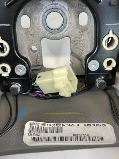 2006 2007 BUICK LUCERNE SEDAN 4-DR LEFT STEERING WHEEL W/CONTROLS 15846413 OEM