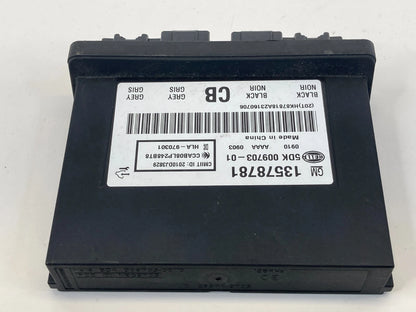2013 BUICK LACROSSE THEFT LOCKING KEYLESS ENTRY CONTROL MODULE UNIT 13578781