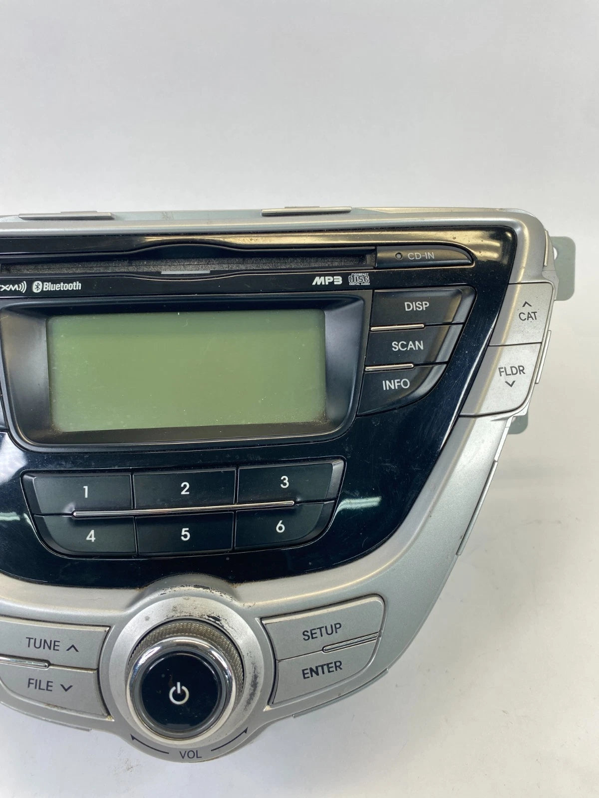 11-13 HYUNDAI ELANTRA RADIO AM/FM RECEIVER MP3 W DISPLAY SCREEN 961703X161BL OEM