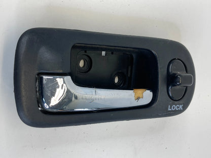 01-05 HONDA CIVIC SEDAN FRONT LEFT SIDE INTERIOR DOOR HANDLE W LOCK SWITCH OEM
