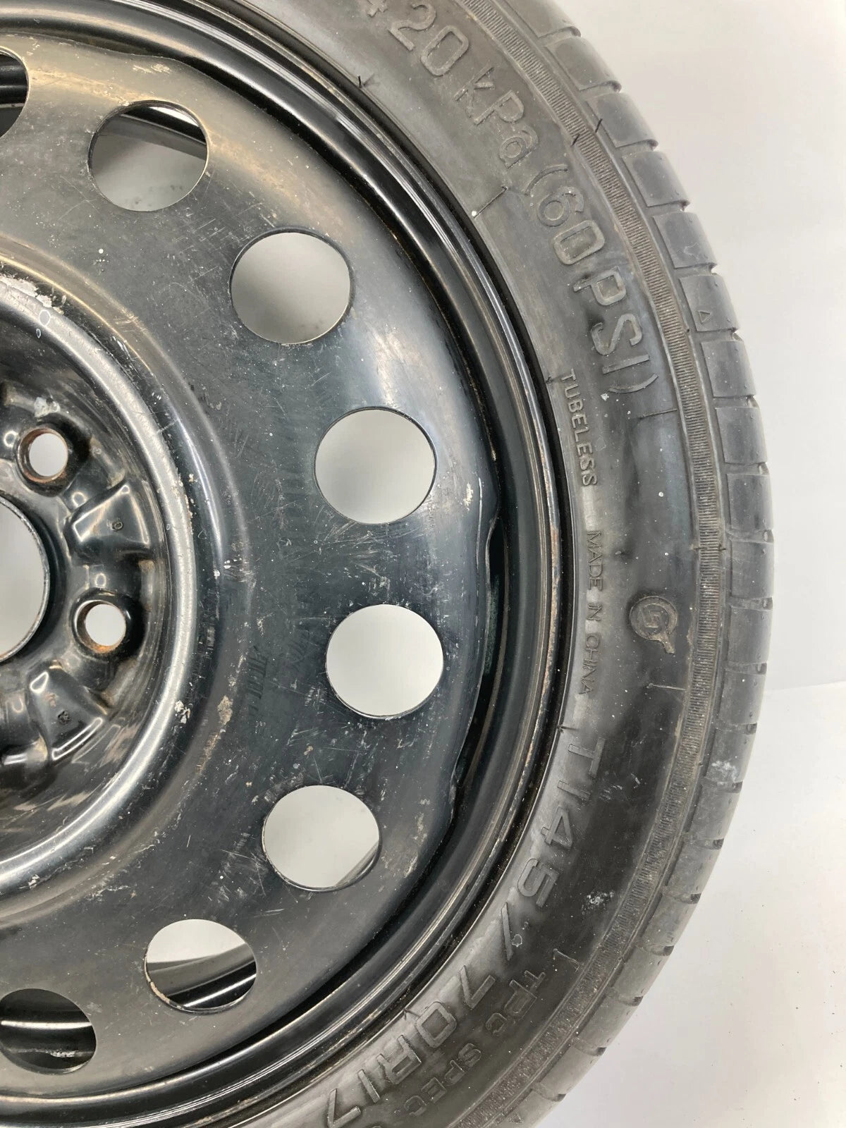 10-17 TERRAIN EQUINOX EMERGENCY SPARE TIRE RIM WHEEL COMPACT DONUT T145/70R17