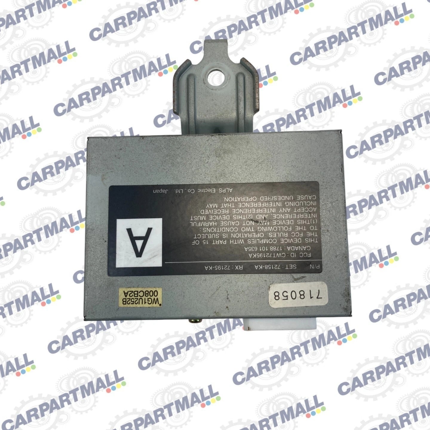1996-2004 ACURA RL THEFT LOCKING WARNING CONTROL MODULE UNIT 72158-KA / 72195-KA