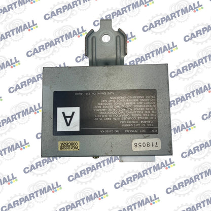 1996-2004 ACURA RL THEFT LOCKING WARNING CONTROL MODULE UNIT 72158-KA / 72195-KA