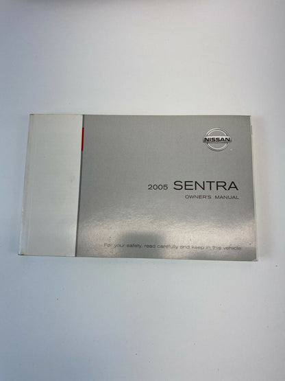 2005 05 Nissan Sentra Owners Manual Information Warranty Guide Book Set w/ Case