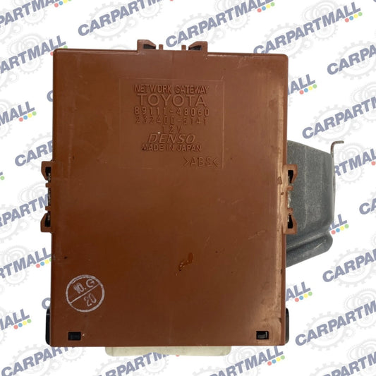 06 07 TOYOTA HIGHLANDER HYBRID 3.3L AT NETWORK GATEWAY CONTROL MODULE 8911148060