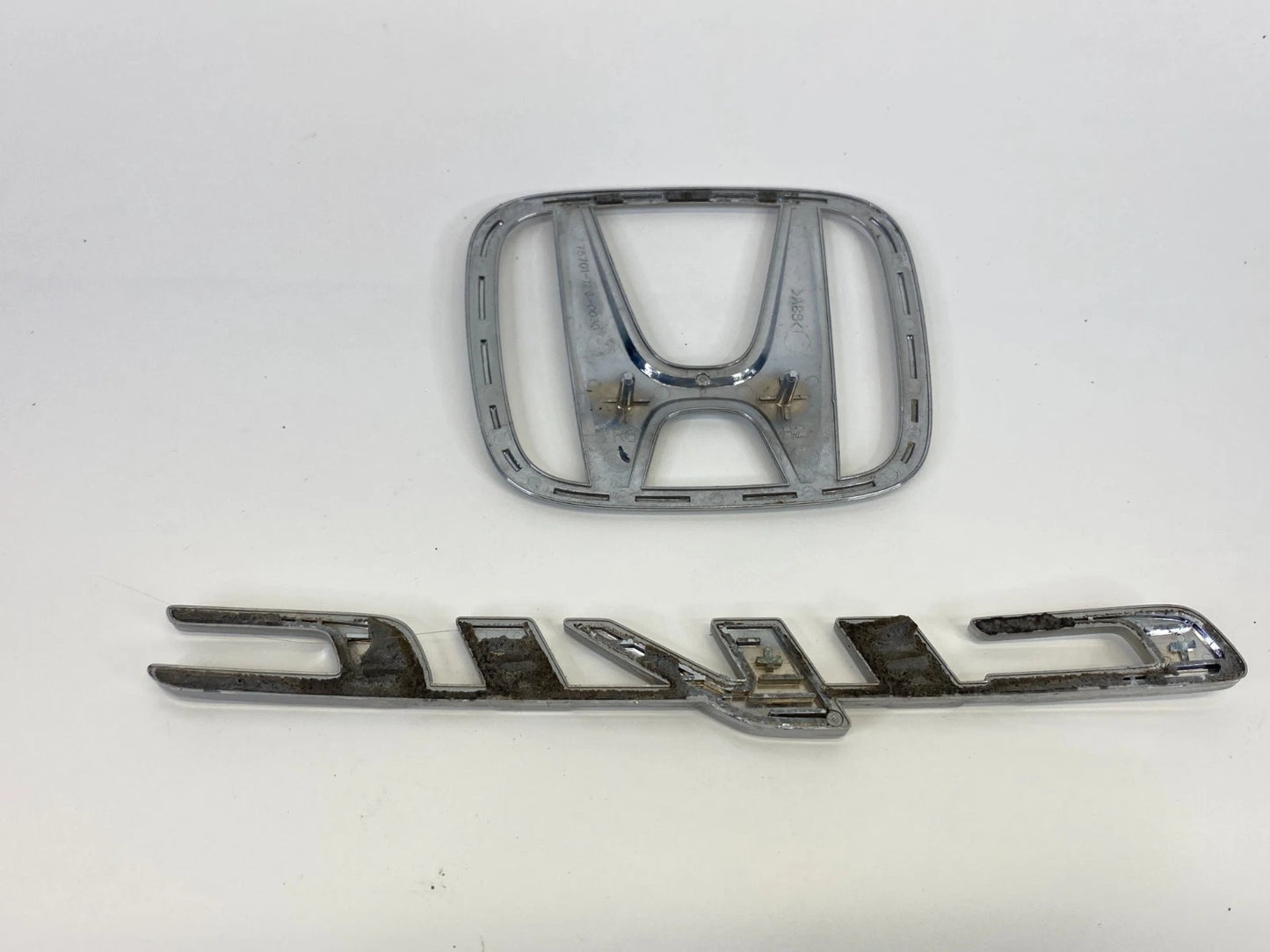 2013-2015 HONDA CIVIC REAR TRUNK LID EMBLEM LOGO BADGE CHROME 75701-TR6-0030 OEM