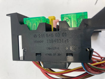 2003-2009 MERCEDES BENZ E320 3.2L DASH LEFT FUSE RELAY BOX BLOCK 2115450301 OEM