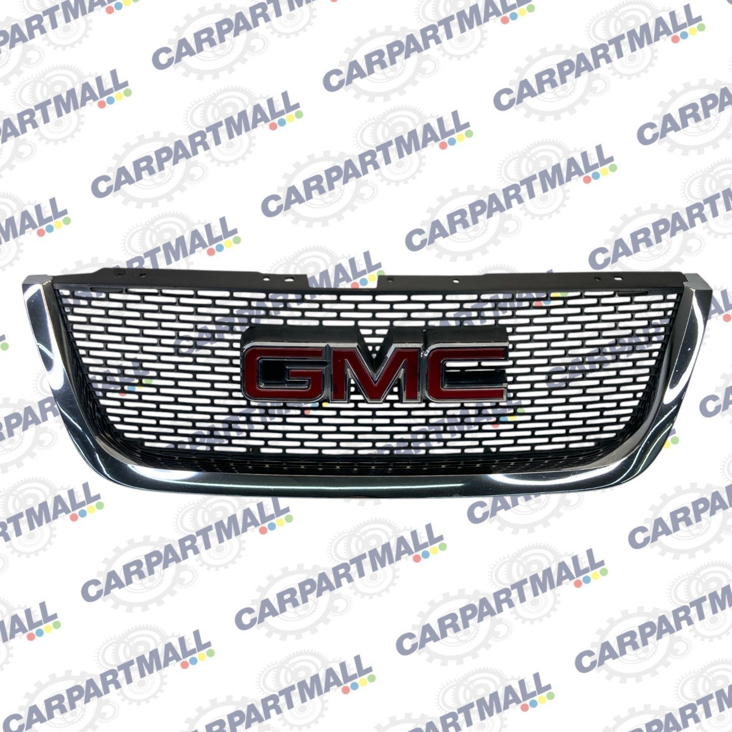 2007-2012 GMC Acadia Front Bumper Upper Chrome Grill Grille Trim 15209577 OEM