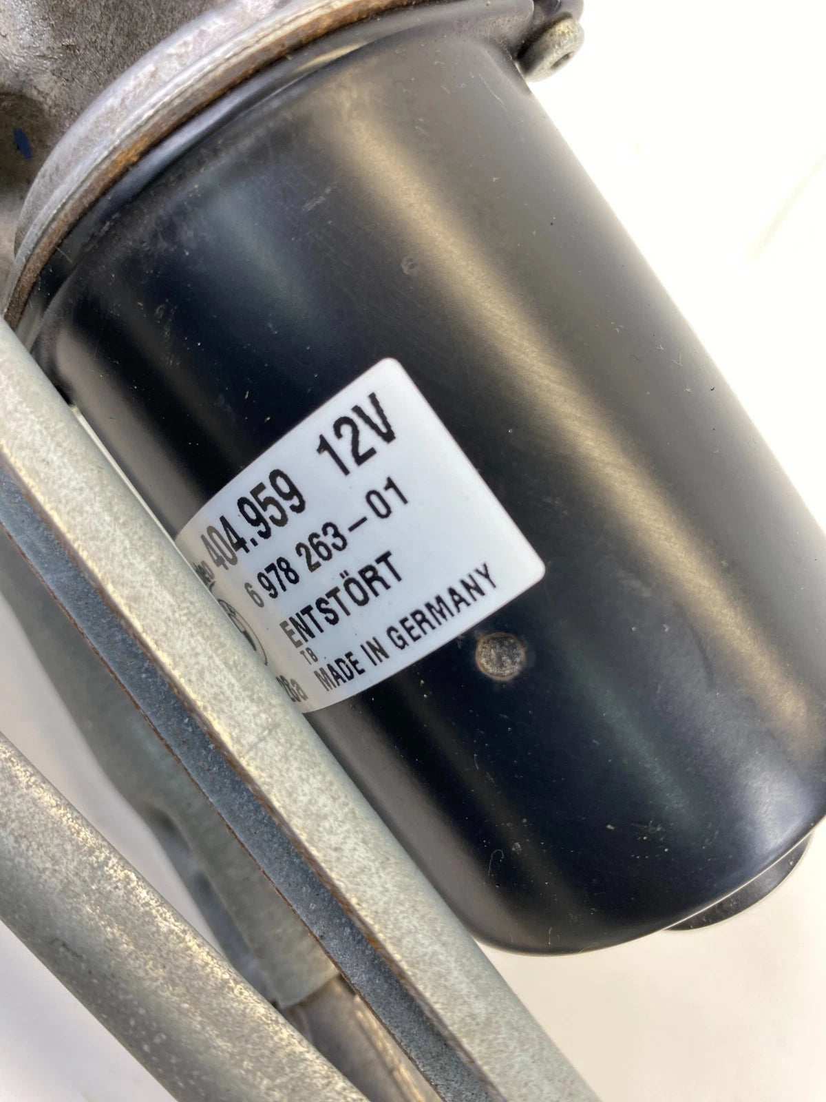 07 08 BMW 328XI 07-13 328I FRONT WINDSHIELD WIPER LINKAGE MOTOR 6978263-01 OEM