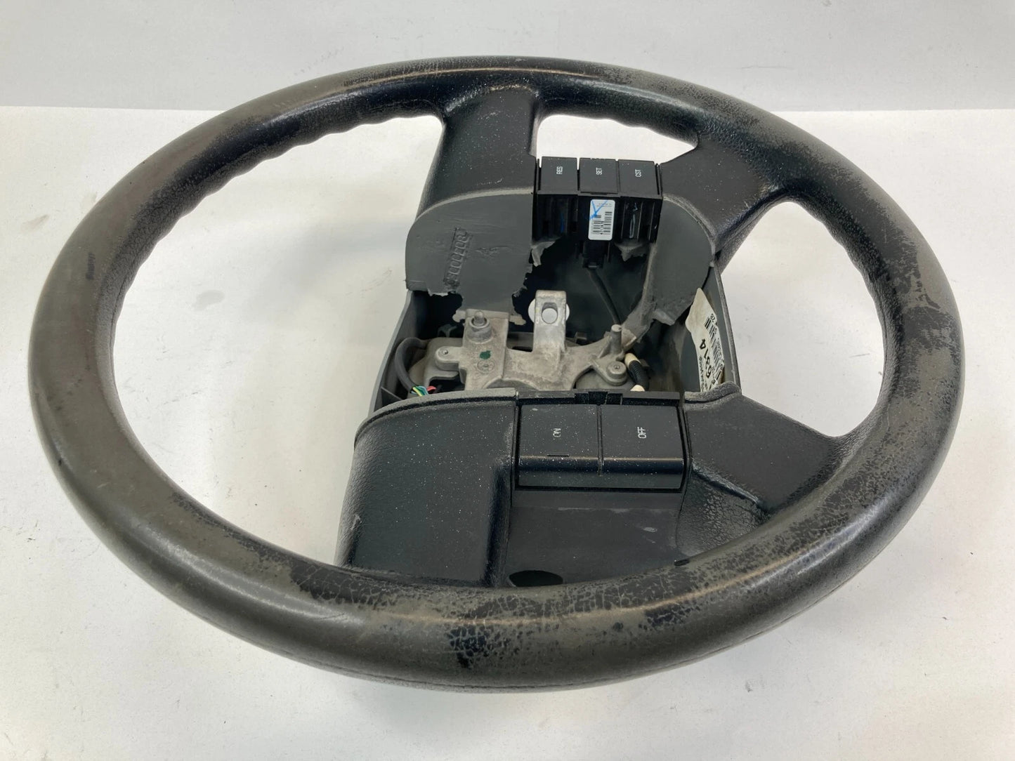 04-08 FORD F-150 STEERING WHEEL W/ CRUISE CONTROL BUTTONS BLACK 8L343600CA32NC