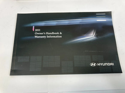 2011 HYUNDAI SONATA OWNER'S MANUAL GUIDE HANDBOOK WARRANTY INFO SET W/ CASE