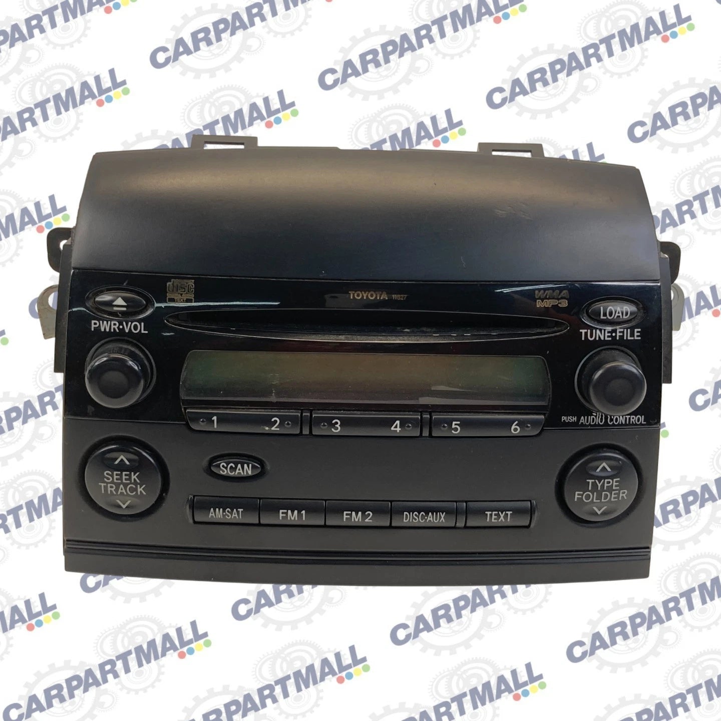 2006-2010 TOYOTA SIENNA RADIO RECEIVER AM/FM 6 DISC CHARGER CD PLAYER 8612008210