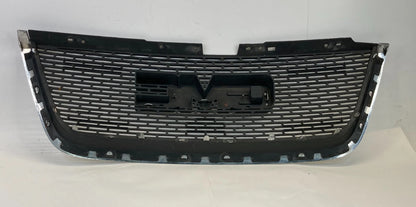 2007-2012 GMC ACADIA FRONT BUMPER UPPER CHROME GRILL GRILLE TRIM 15209577 OEM