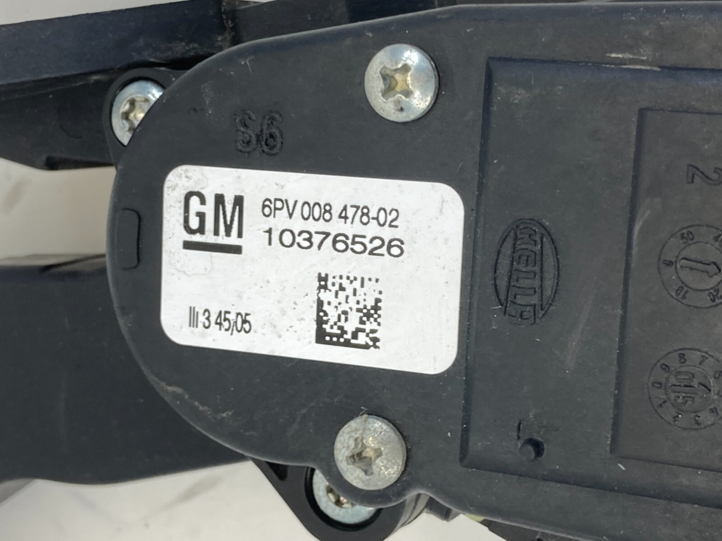 2004-2008 Chevrolet Colorado Accelerator Gas Pedal Sensor 10376526 OEM