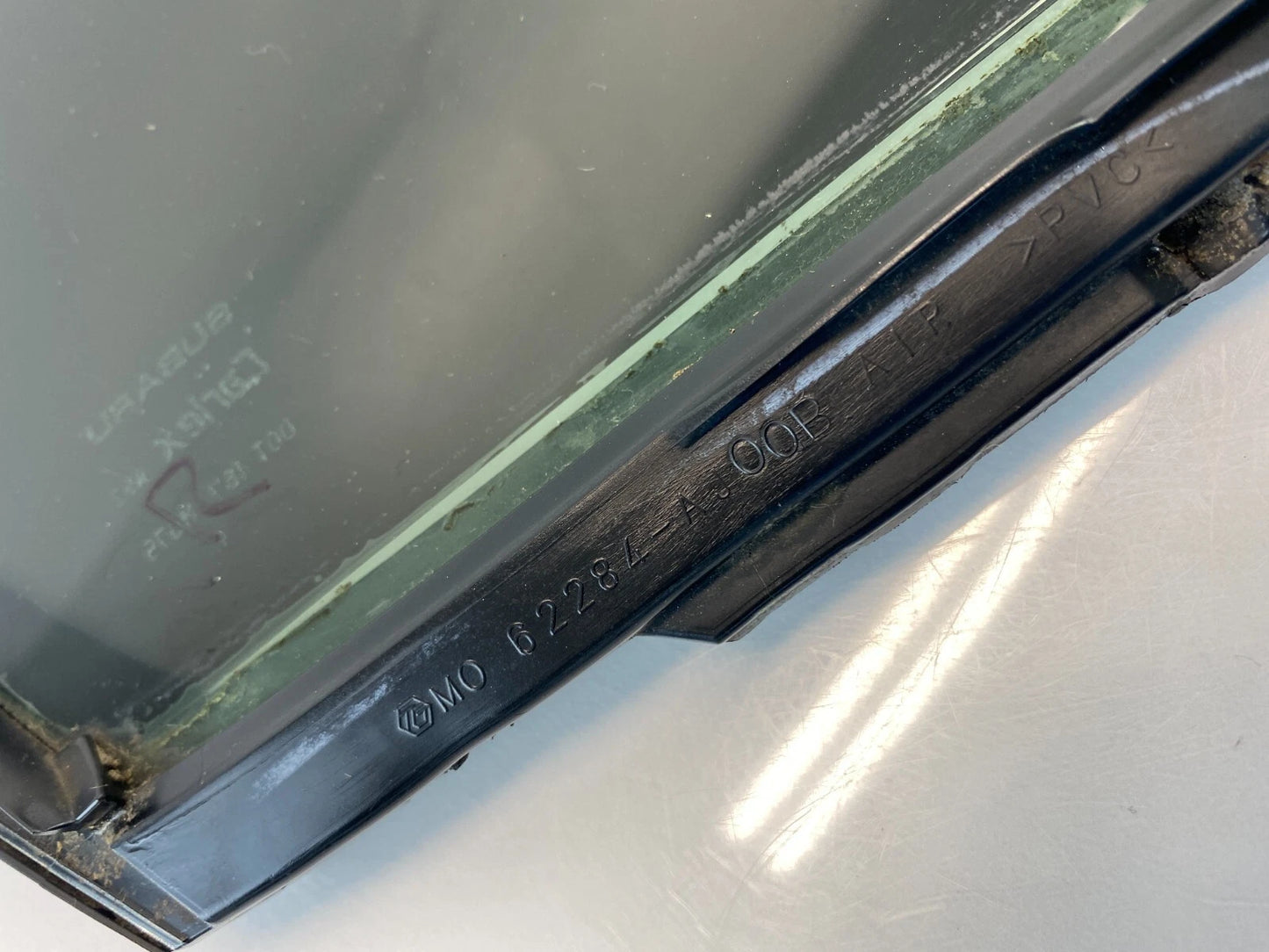 10-14 SUBARU LEGACY RR RIGHT PASSENGER QUARTER VENT WINDOW GLASS 62284-AJ00B OEM