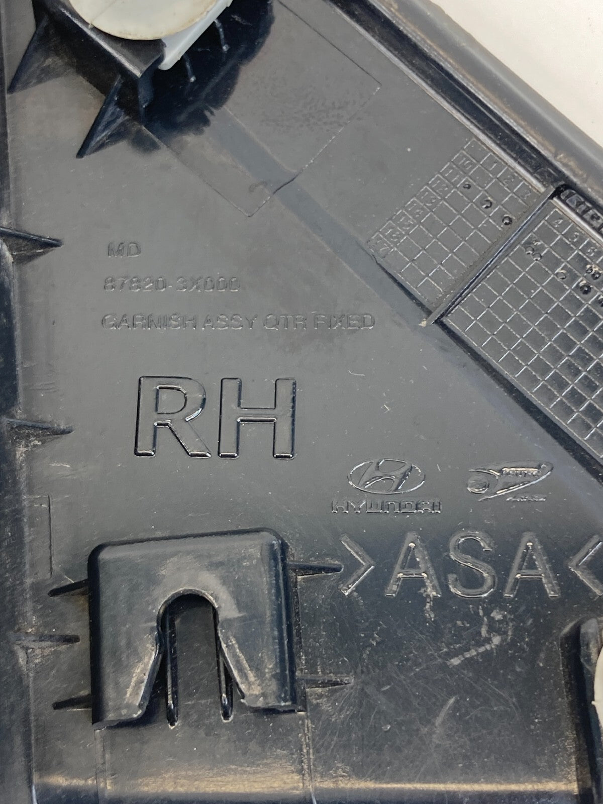 11-16 Hyundai Elantra Rear Right Exterior Quarter Panel Applique Trim Molding