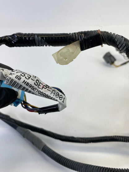 04-08 ACURA TL REAR RIGHT DOOR WIRE WIRING HARNESS CABLE 32753-SEP-A00 OEM