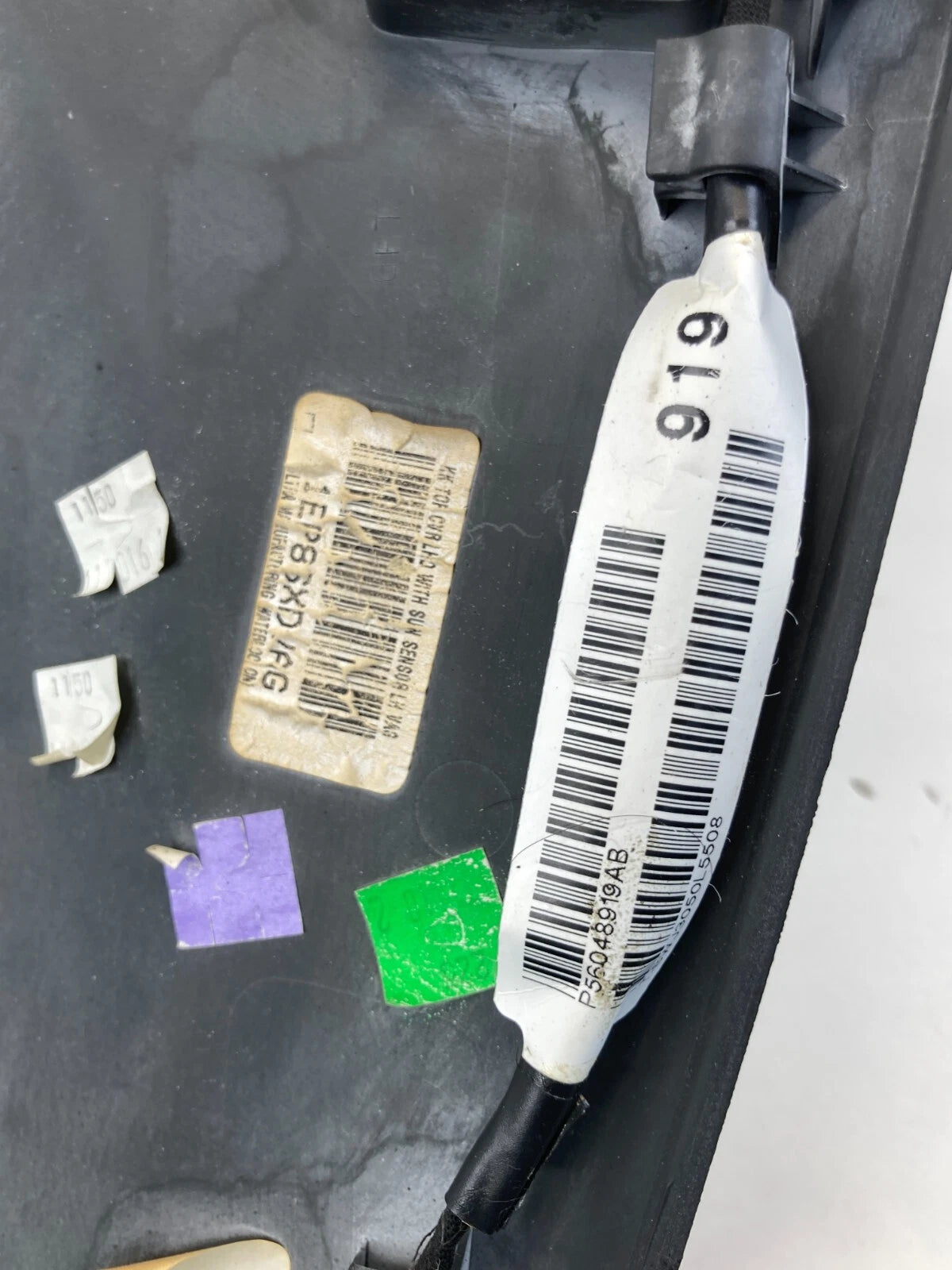 09-12 JEEP LIBERTY DASH UPPER LH SIDE DEFROSTER AIR VENT GRILLE TRIM 1EP86XDVAG