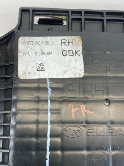 11-14 SUBARU OUTBACK FRONT RIGHT INTERIOR LOWER DOOR ACCESS COVER 61208AJ06A OEM