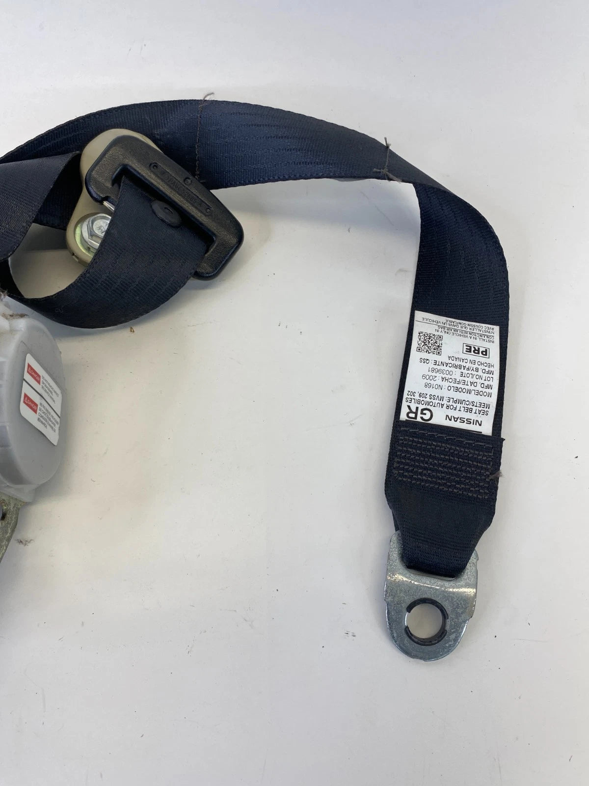 2007-2009 NISSAN ALTIMA SEDAN FRONT RIGHT PASSENGER SEAT BELT RETRACTOR UNIT OEM