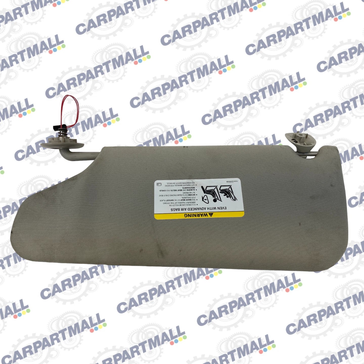 2005-2010 JEEP GRAND CHEROKEE RIGHT PASS SIDE SUNVISOR SUN VISOR SHADE W/ LIGHT