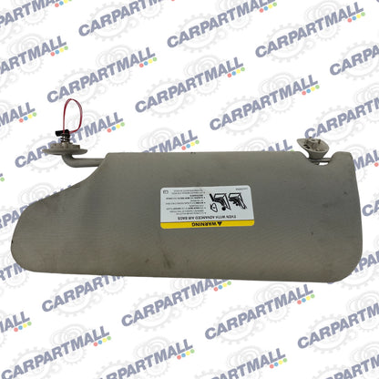 2005-2010 JEEP GRAND CHEROKEE RIGHT PASS SIDE SUNVISOR SUN VISOR SHADE W/ LIGHT