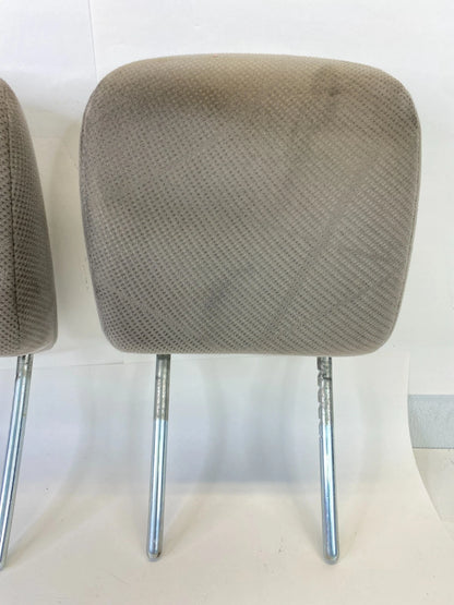 2012-2015 HONDA CIVIC SEDAN FRONT SEAT HEADREST SET OF 2 GRAY OEM