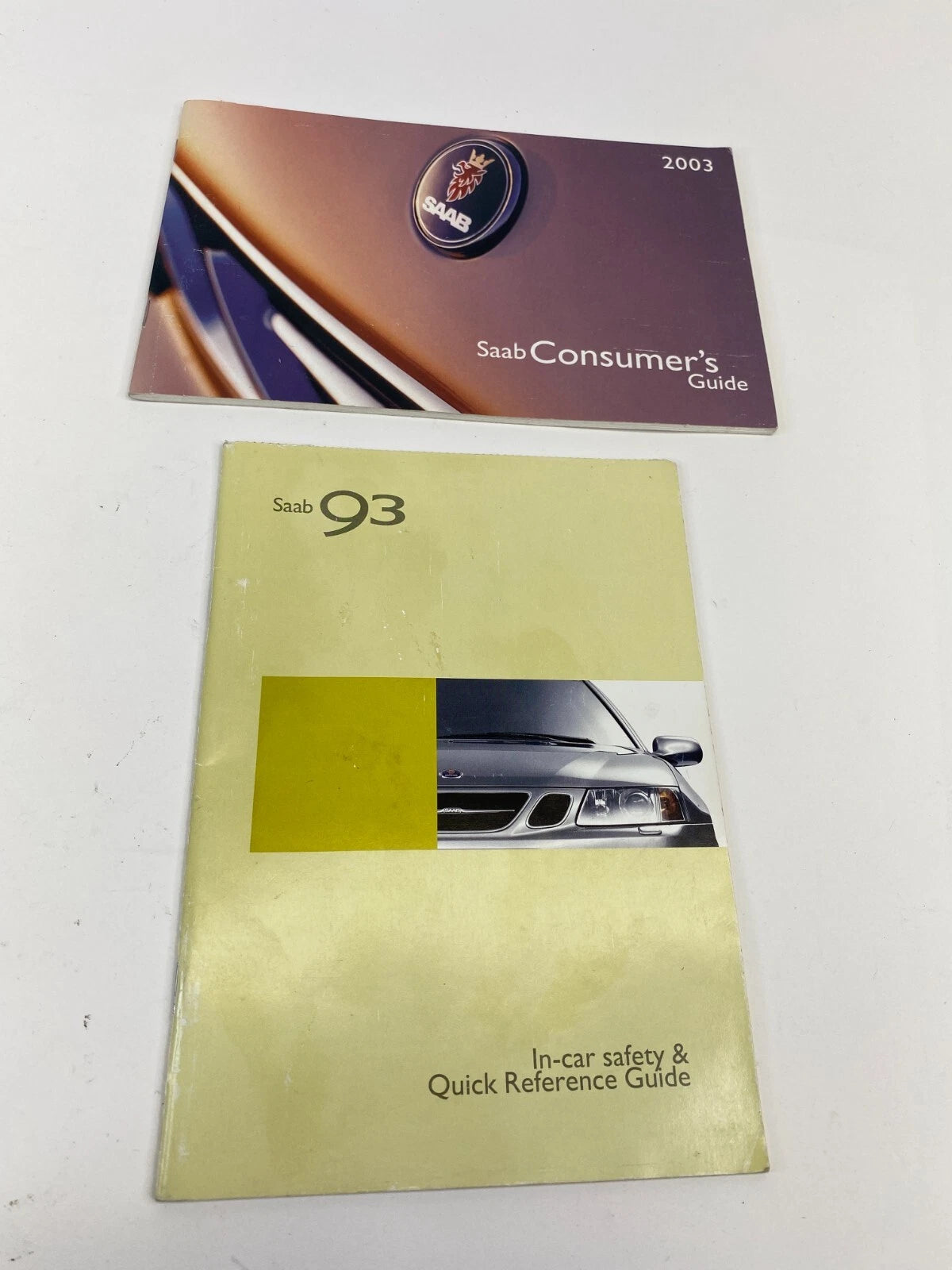 2004 04 SAAB 9-3 OWNERS MANUAL CONSUMER INFO WARRANTY BOOK W/ CASE OEM