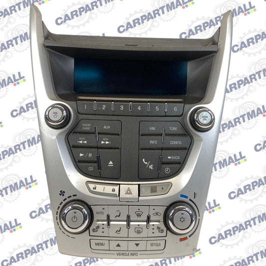 2010 2011 GMC Terrain Audio Radio & Climate Control Switch Panel w/ Screen OEM