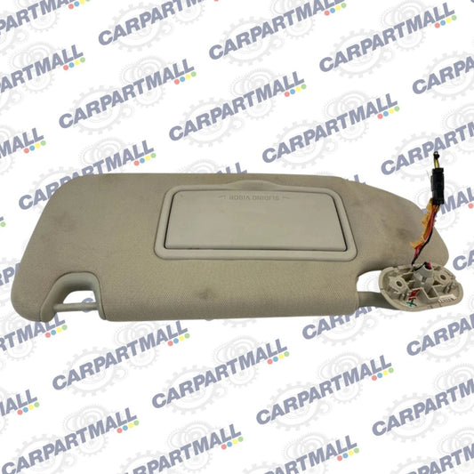 07-09 LINCOLN MKZ FRONT LEFT DRIVER SUNVISOR SET SUN VISOR SHADE W/ HOMELINK OEM