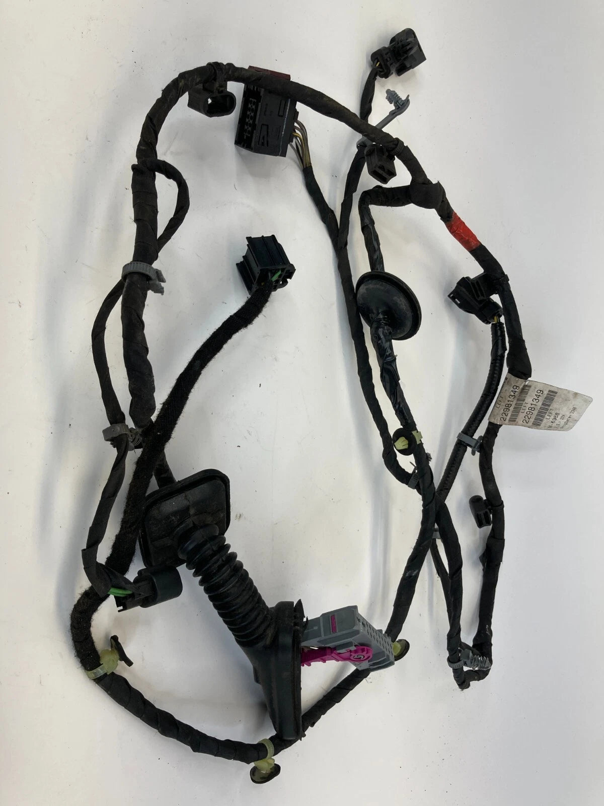 2013 BUICK REGAL REAR BACK LEFT SIDE DOOR WIRE WIRING HARNESS 22981349 OEM