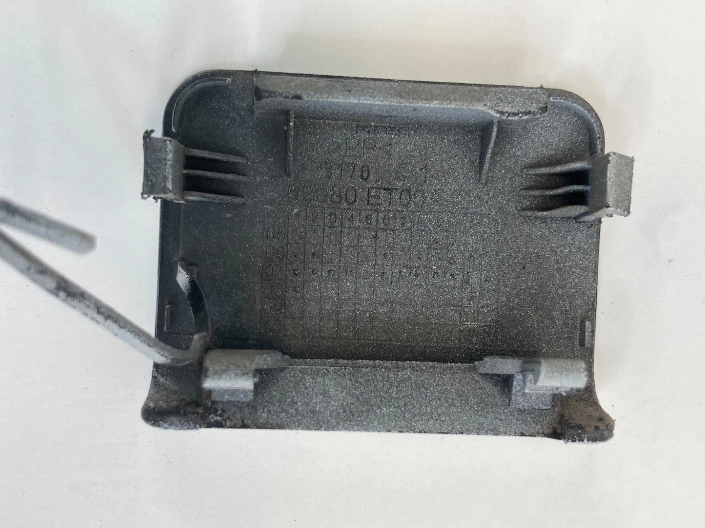 2007-2009 NISSAN SENTRA FRONT BUMPER TOW HOOK EYE CAP COVER LID OEM