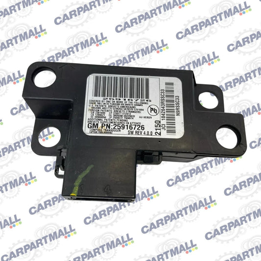 08-12 BUICK ENCLAVE 14-17 IMPALA ELECTRONIC COMPASS CONTROL MODULE 25916726 OEM