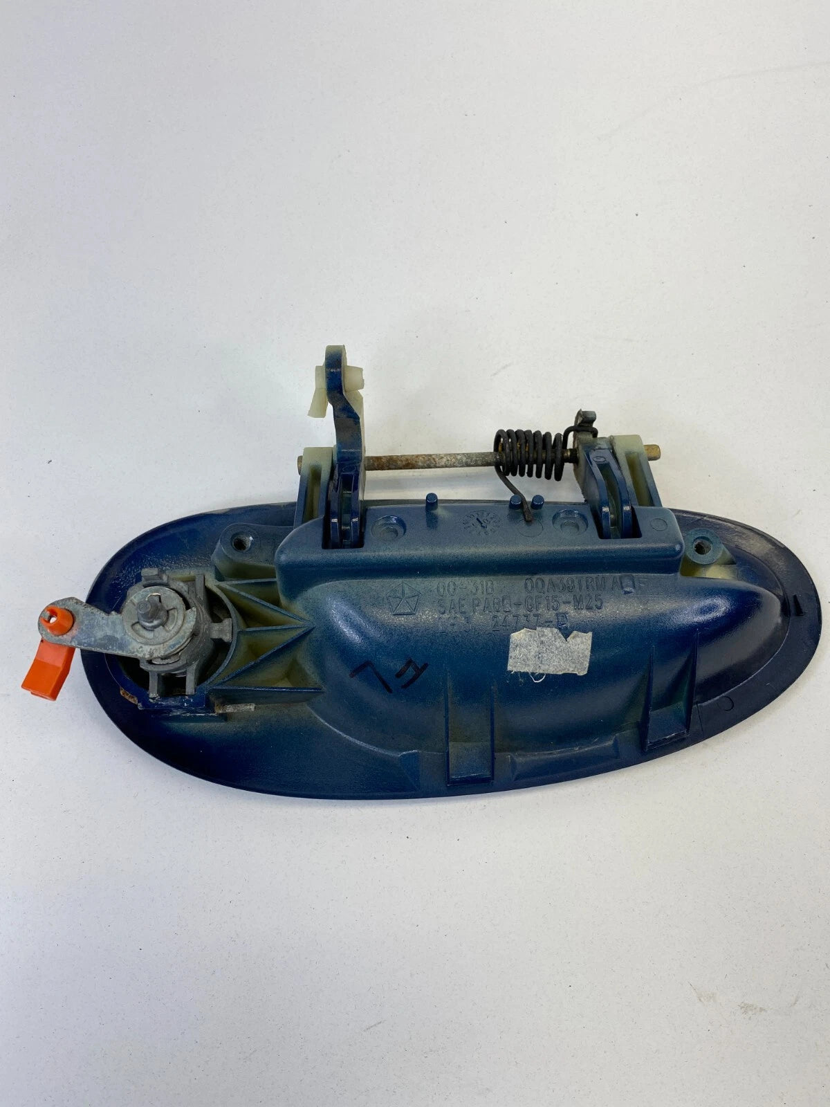 01-06 CHRYSLER SEBRING SEDAN FRONT LEFT DRIVER EXTERIOR DOOR 0QA39TRMA PB8 BLUE