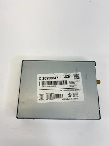 07-16 GMC ACADIA 09-17 TRAVERSE SATELLITE RADIO RECEIVER MODULE 20938347 OEM