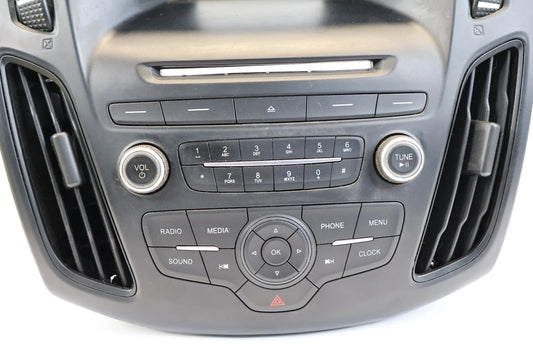 2015-2018 FORD FOCUS RADIO CONTROL PANEL FACEPLATE W/ AIR VENTS F1EB-18835-ME3JA