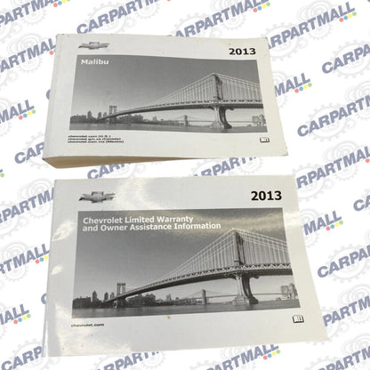 2013 13 CHEVROLET CHEVY MALIBU LS OWNER'S MANUAL GUIDE BOOK WARRANTY INFORMATION