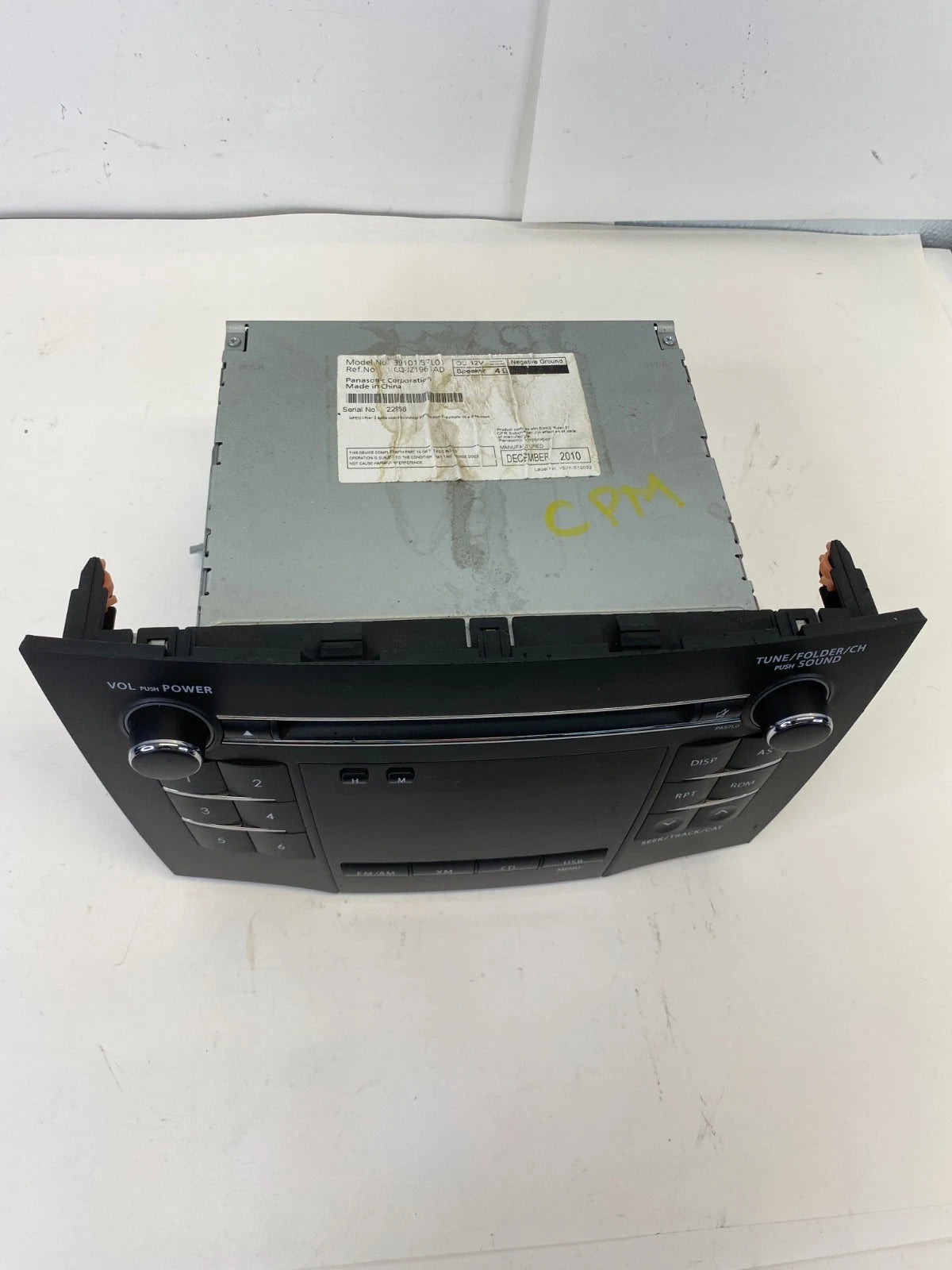 2010-2013 SUZUKI KIZASHI RADIO RECEPTOR AM FM CD ASSEMBLY OEM 39101-57L01