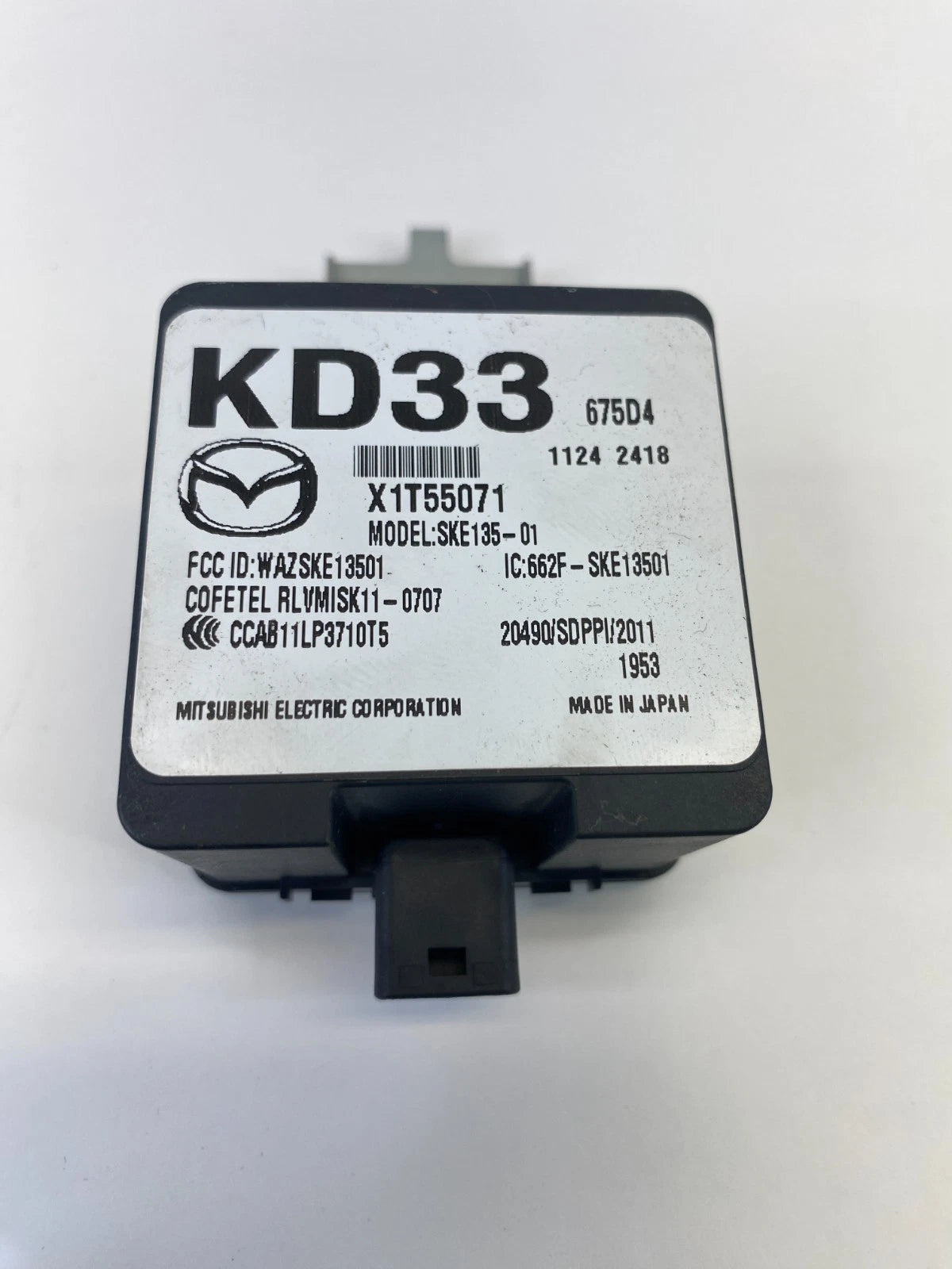 2013-2025 MAZDA CX-5 CX5 KEYLESS ENTRY RECEIVER CONTROL MODULE OEM KD33675D4