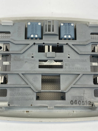2007-2009 JEEP COMPASS INTERIOR FRONT OVERHEAD DOME MAP READING LIGHT 5JG63TRMAA