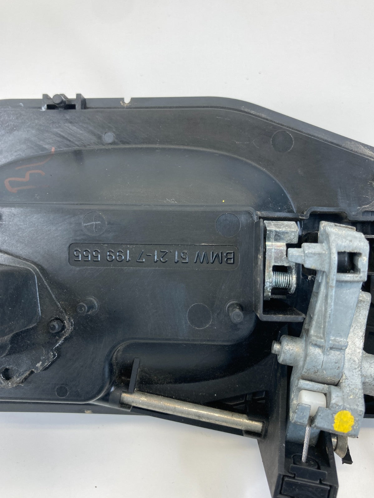 09 10 BMW 535i xDrive Rear Left Exterior Outside Door Handle 51.21-7-199-555 OEM