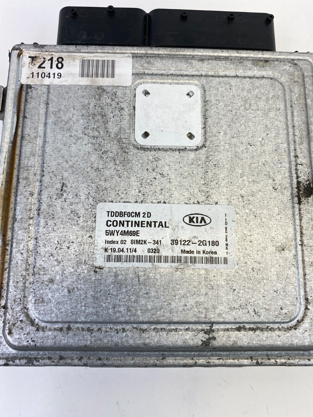 2010 2011 Kia Forte Engine Computer Control Module Unit ECM ECU 39122-2G180 OEM