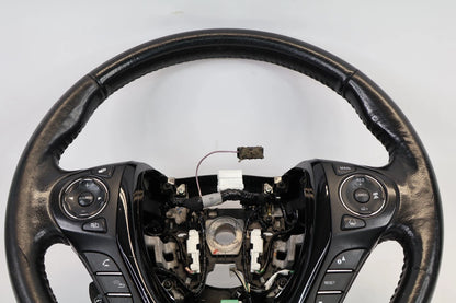 2016-2018 HONDA PILOT BLACK LEATHER STEERING WHEEL W/ SWITCHES OEM