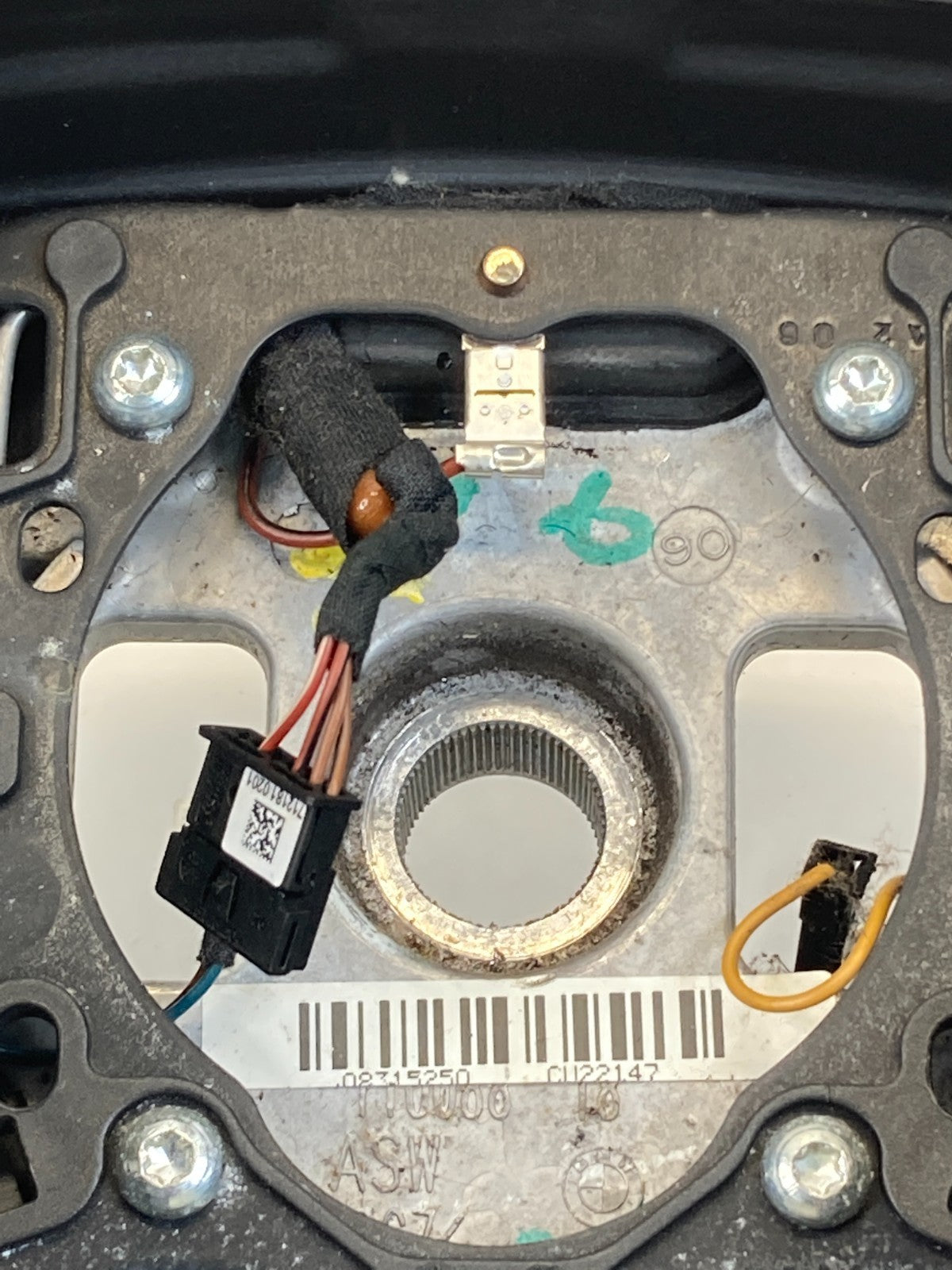 2006 2007 BMW 530xi Steering Wheel w/ Audio & Cruise Switches OEM