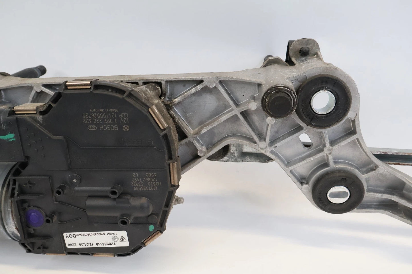 2011-2018 VW TOUAREG FRONT WINDSHIELD WIPER MOTOR & LINKAGE ASSY 7P0955023 OEM