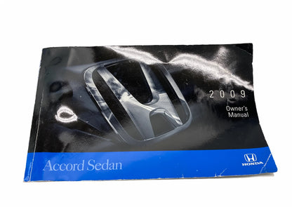 2009 09 HONDA ACCORD SEDAN OWNER'S MANUAL GUIDE BOOK OEM